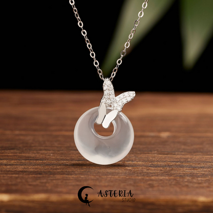 Butterfly Chalcedony Necklace