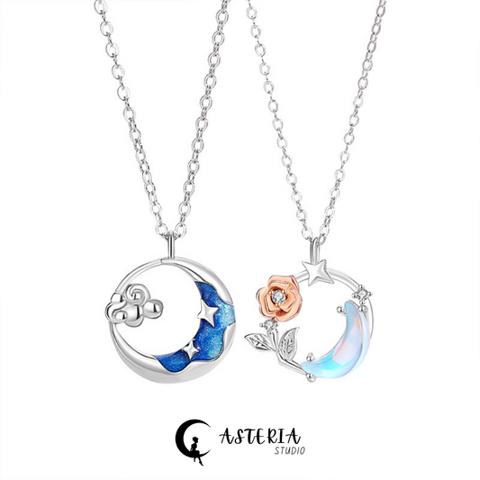Moonlight Couple Necklace