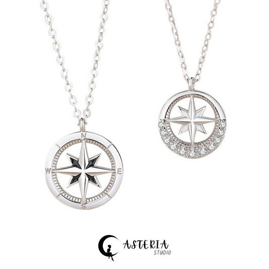 Compass Couple Necklace