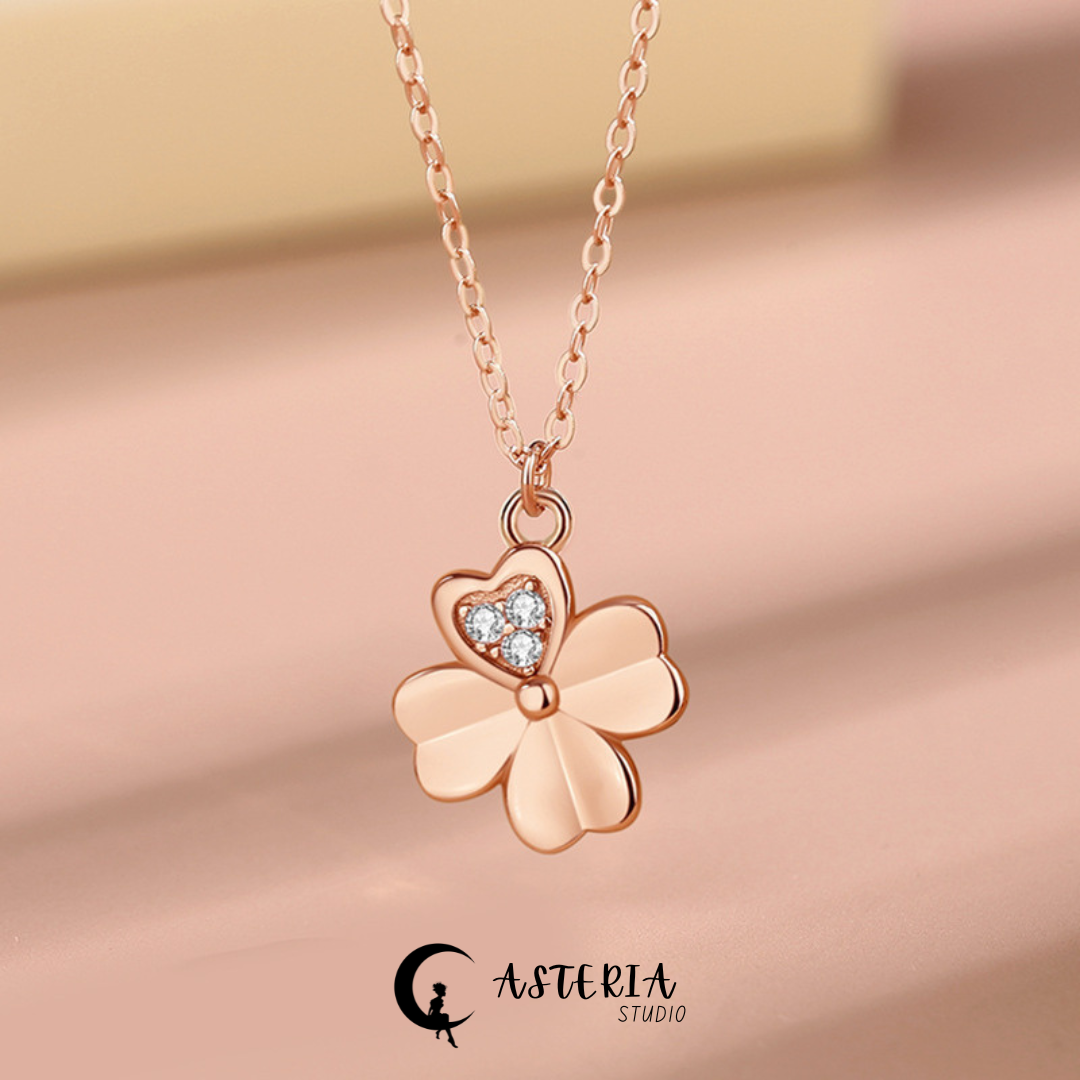 The Love Diamond Clover Necklace