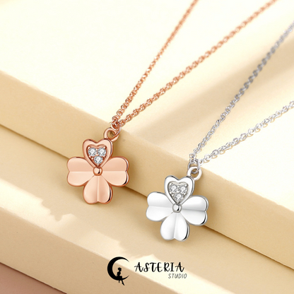 The Love Diamond Clover Necklace