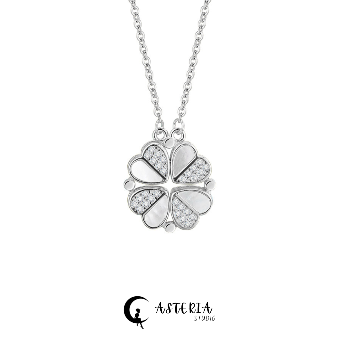 The Clover Heart Love Necklace