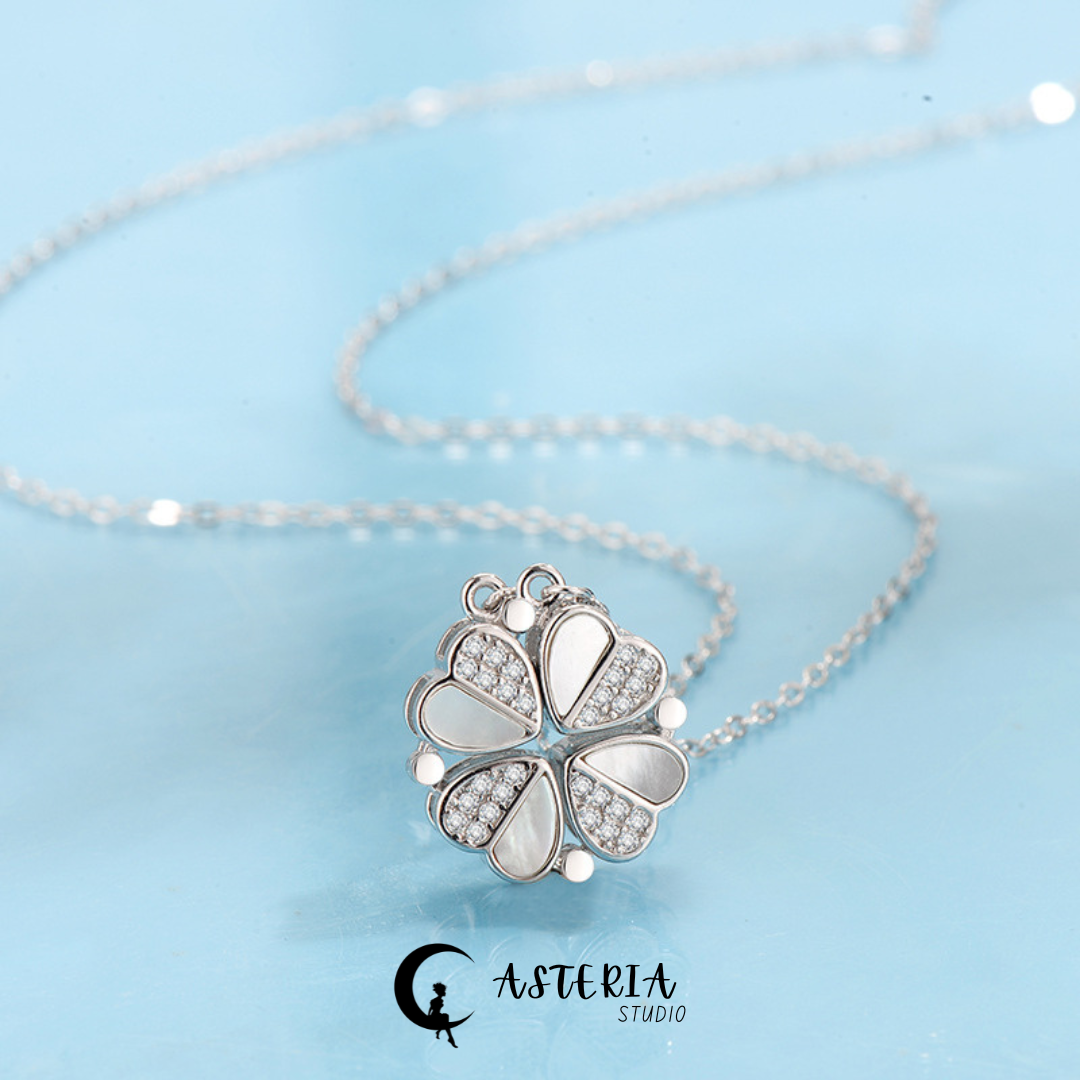 The Clover Heart Love Necklace