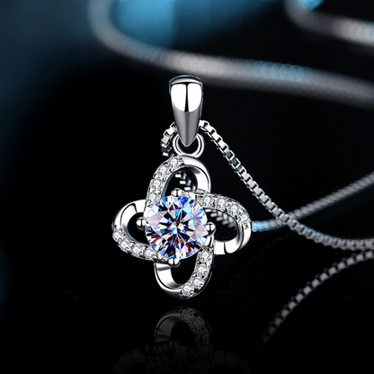 The Clover Moissanite Necklace